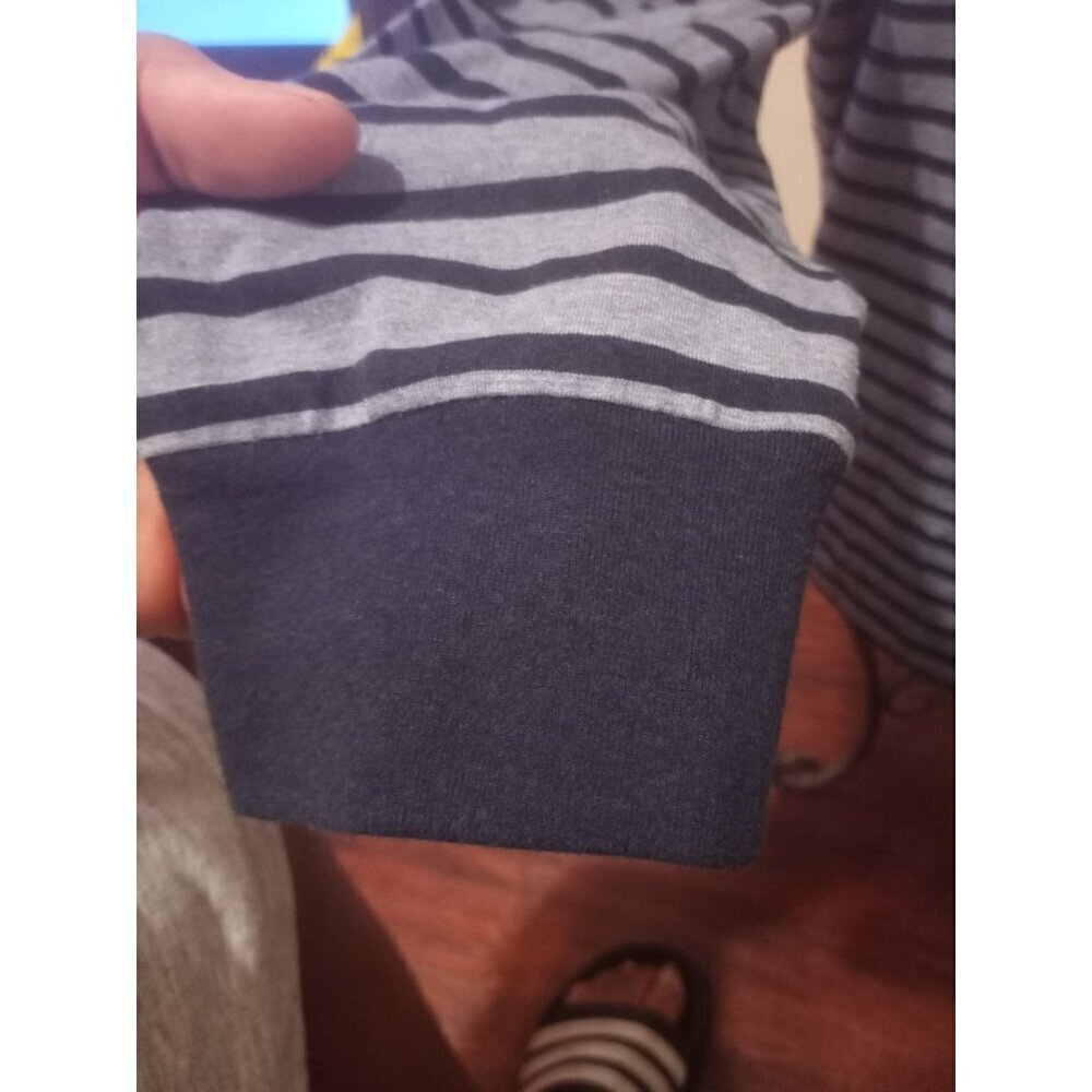 NWT Nautica Men's NAVTECH Blue Striped T-Shirt LS Crew Tee T-Shirt 2XL New - Picture 7 of 13